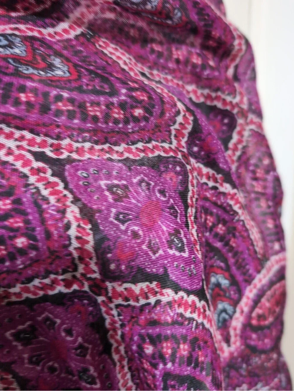 J. Jill Scarf Paisley Infinity Floral Multi Boho Lightweight Womans OS(1529)B